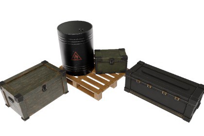 Realistic Military Crates