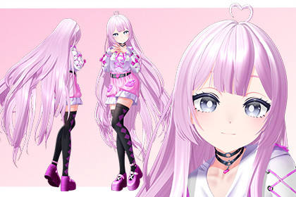 Doe: 3D Anime Style Character