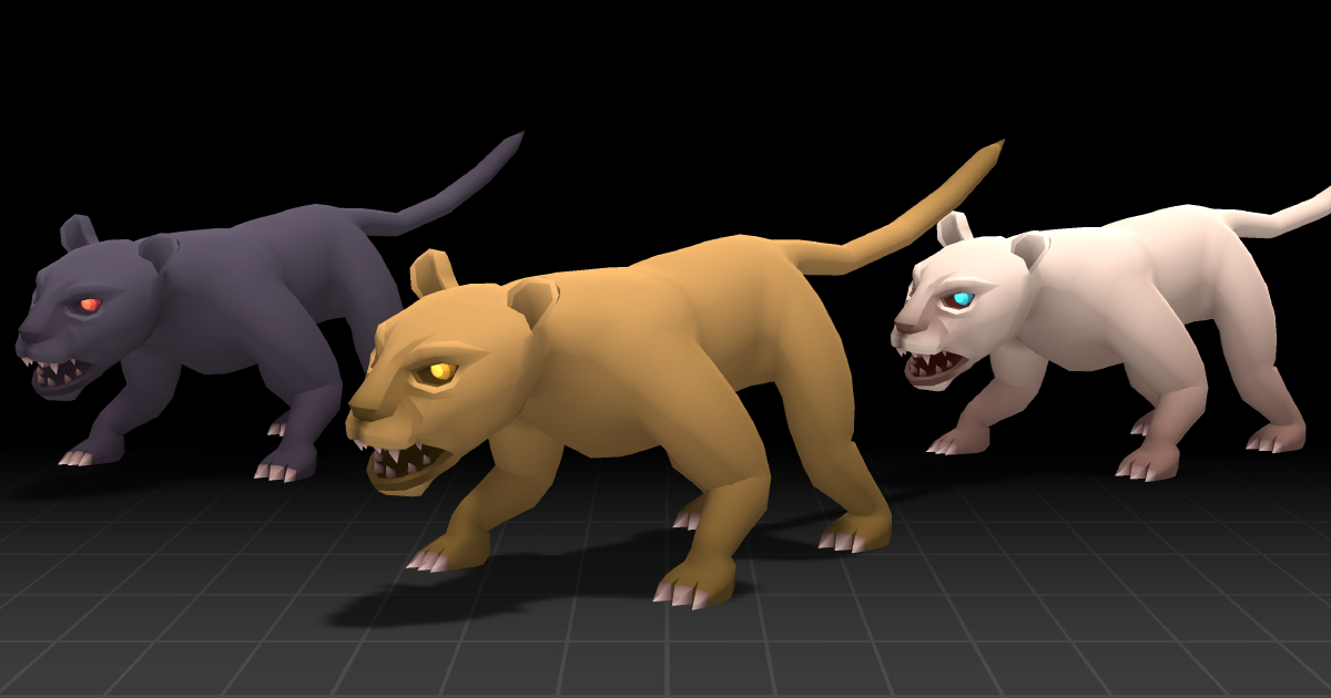Poly HP - WildLion | 3D Animals | Unity Asset Store