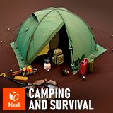 Camping and Survival Props Collection