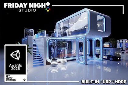 Futuristic Cabin Settlement – Modular Sci-Fi Environment