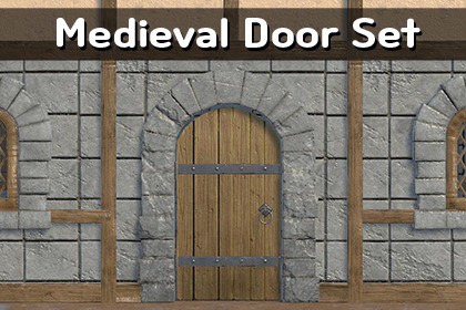 MAR-Medieval Door Set