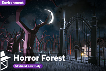 Low Poly Horror Forest