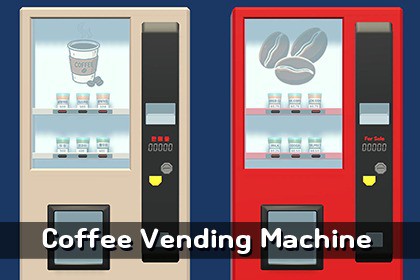 MAR- Low Poly Coffee Vending Machine