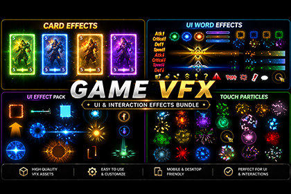 Game VFX - UI & Interaction Effects Bundle