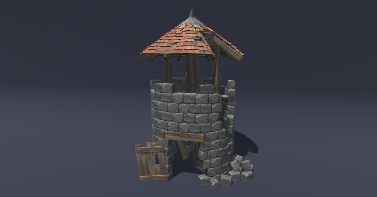 Medieval Tower Ruin | 3D Environments | Unity Asset Store