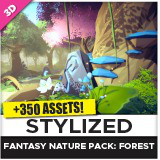 STYLIZED Fantasy Nature Pack: Forest - Low Poly 3D Art