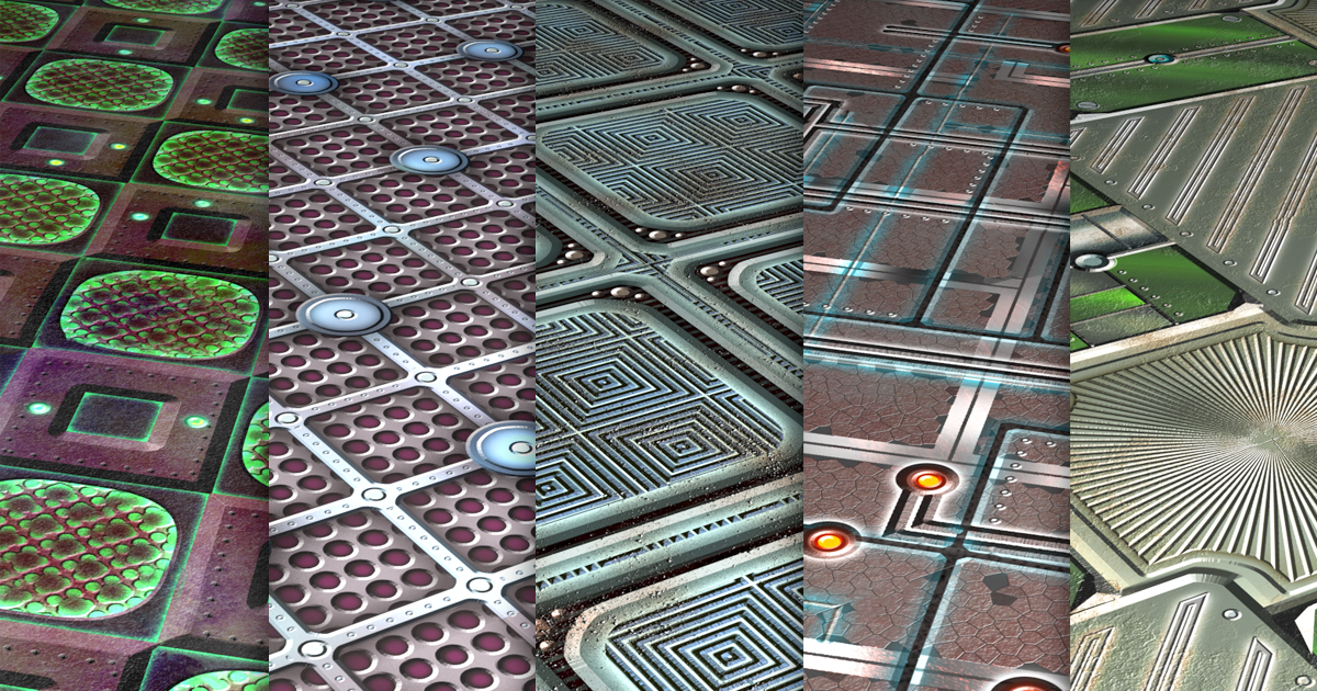 Sci-fi Vol.86 - Hand Painted Textures | 2D Textures & Materials | Unity ...