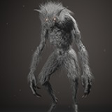Feral Werewolf Monster