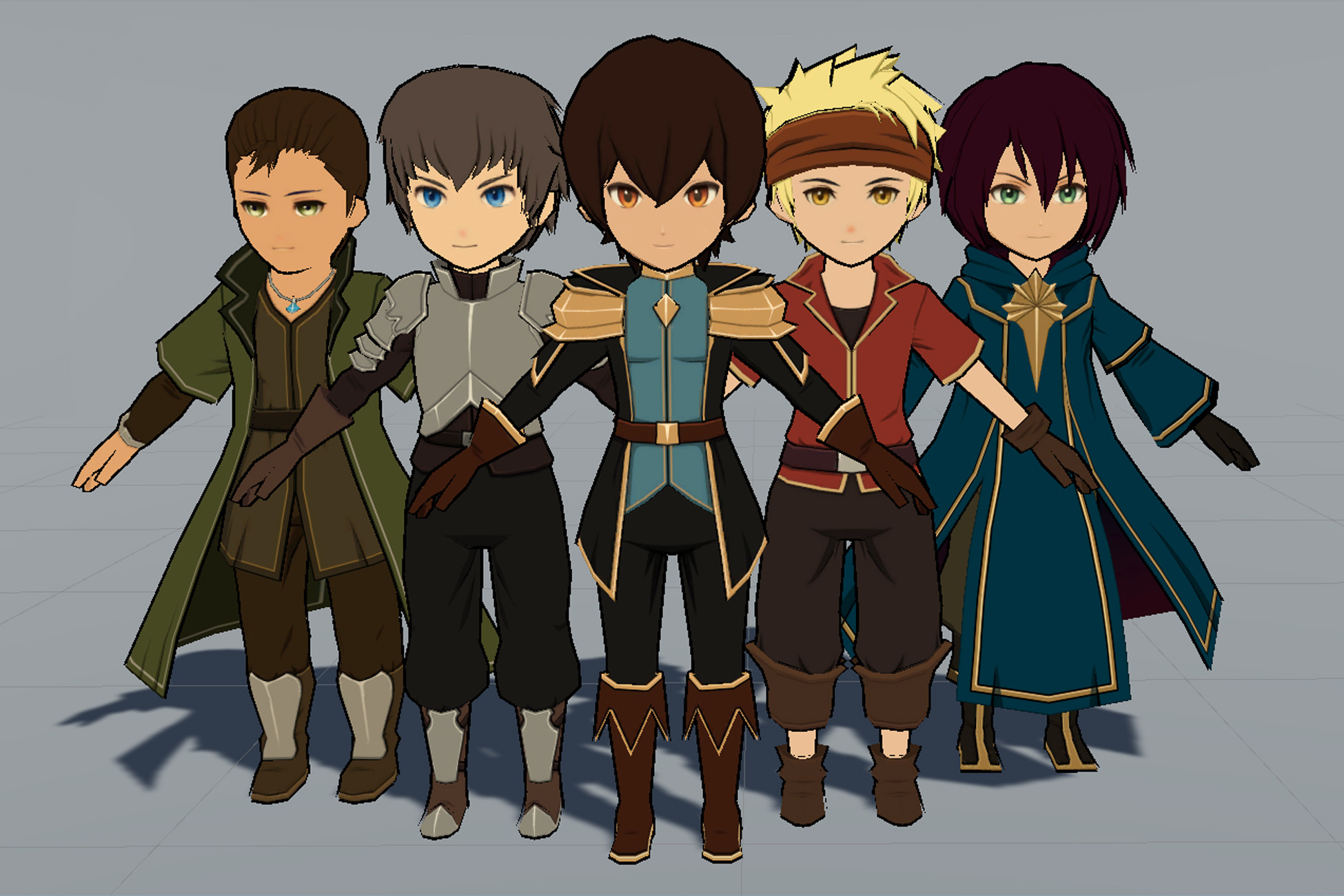 3D Anime Game - Character pack 05# | Characters | Unity Asset Store