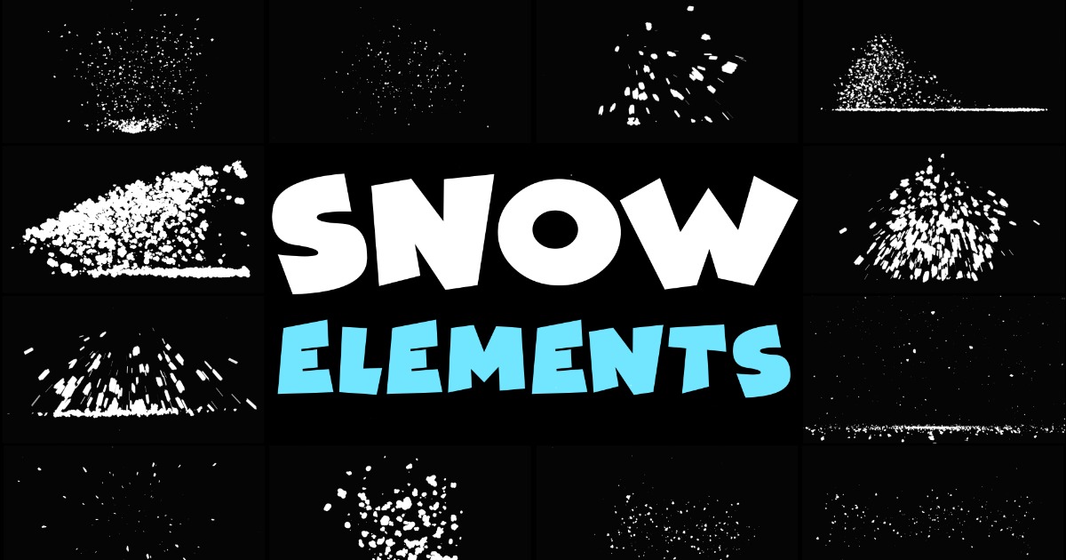 Christmas Snow Elements | 2D Textures & Materials | Unity Asset Store