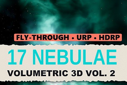 Volumetric Nebula Skyboxes 2 – 17 Fly-Through 3D Space Nebulae (URP & HDRP)