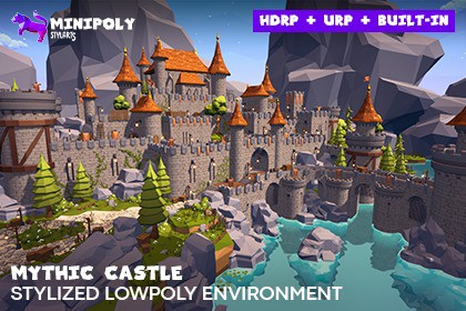Minipoly Series - Mythic Castle ( Stylized Lowpoly Environment )