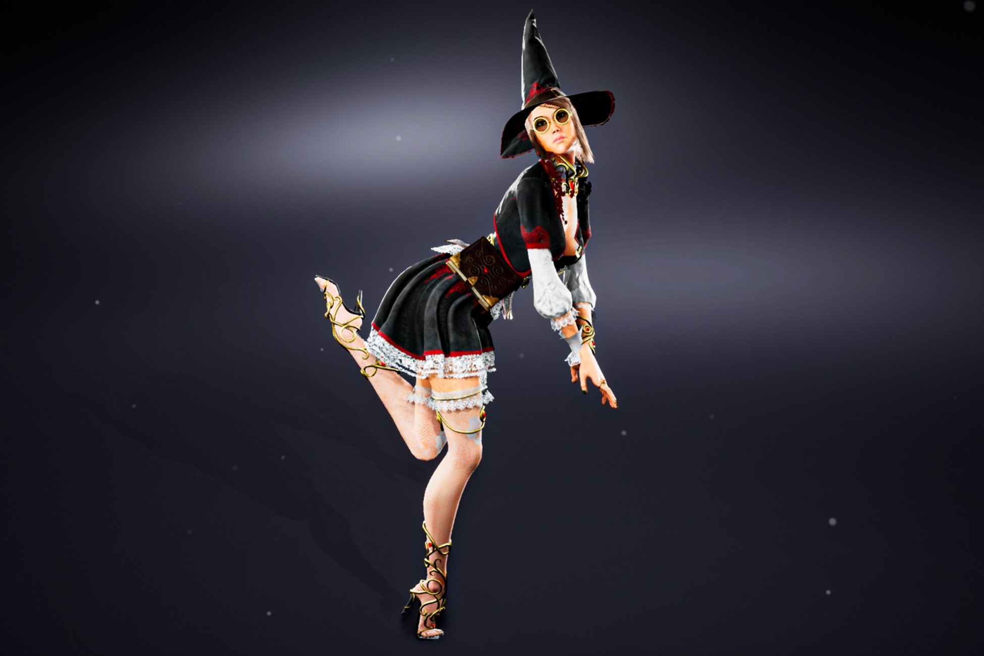 Witch with spellbook