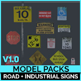 FREE Dirty Road Sign Pack
