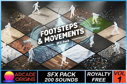 Footsteps & Movements SFX Pack - Vol. 1