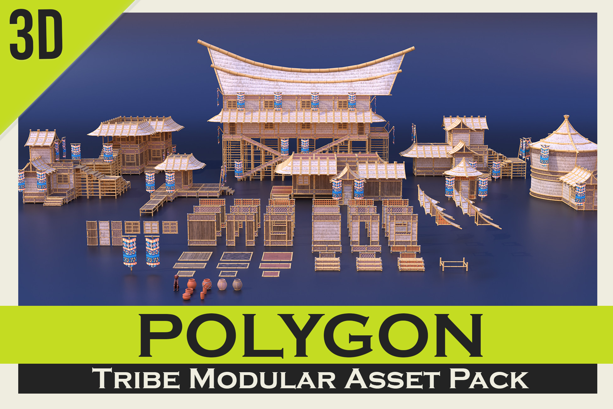 Tribe Modular Asset Pack | 3D Historic | Unity Asset Store