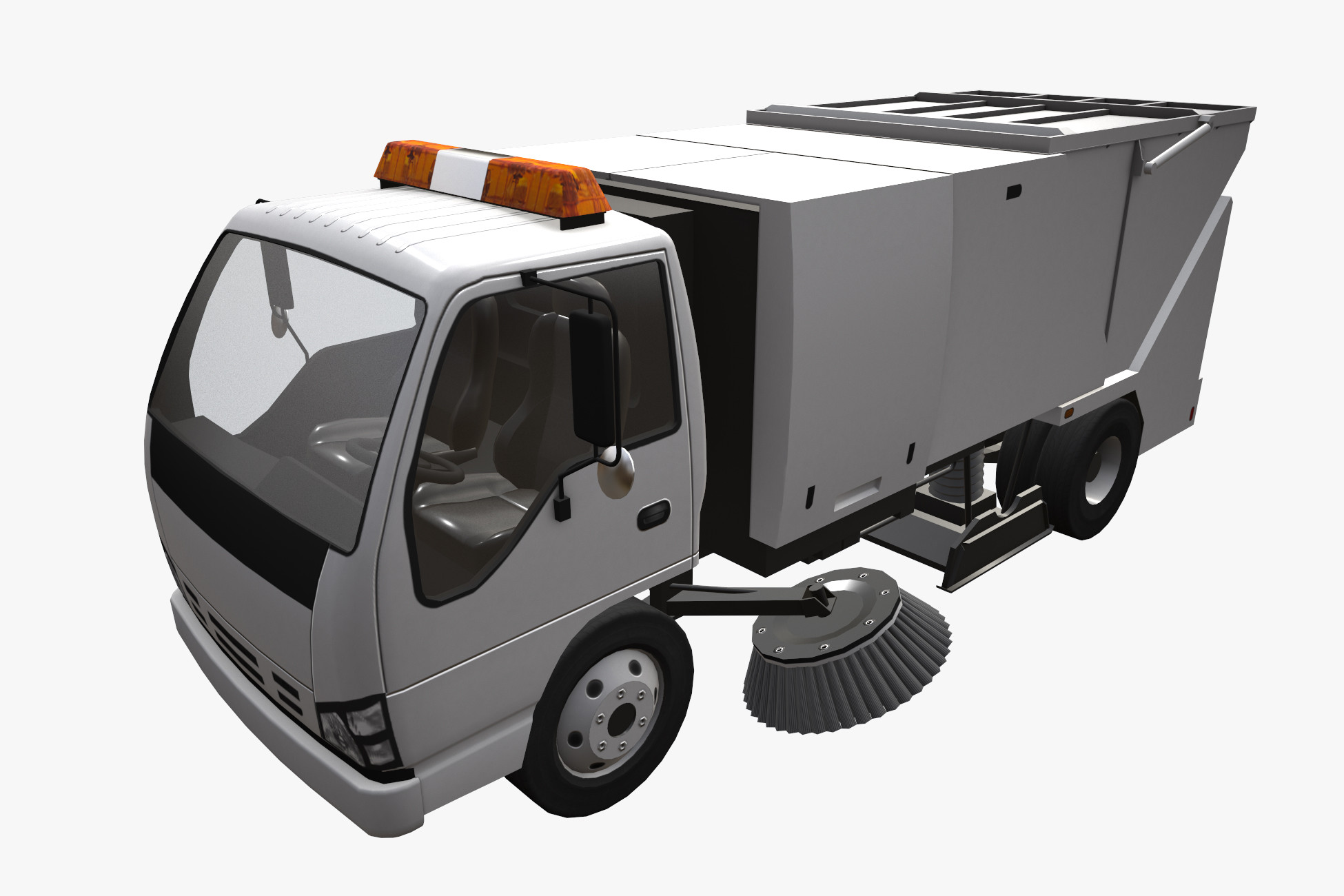 Street Sweeper Truck (336) | 3D Land | Unity Asset Store