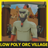 LOW POLY Fantasy ORC Village