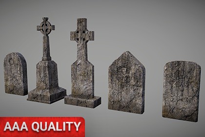 Medieval Gravestones Pack
