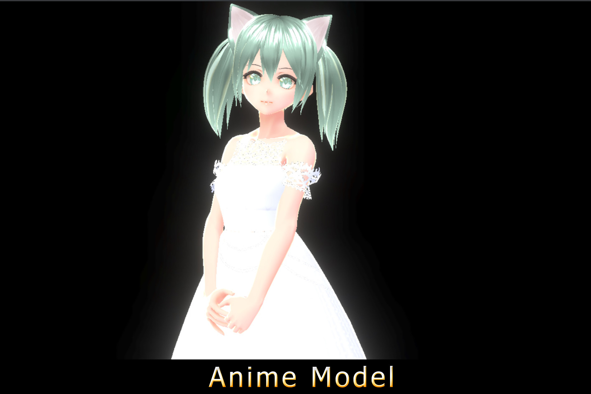 Anime Character : Female No.009 (Wedding Dress / Contain VRM)