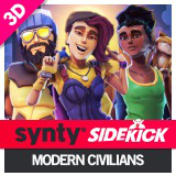 Modern Civilians – Sidekick Modular Characters by Synty