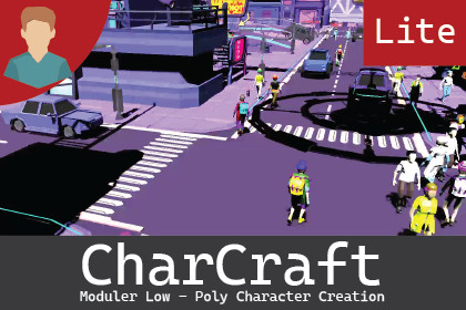 CharCrafter Lite - Modular Low-Poly Character Creation Tool