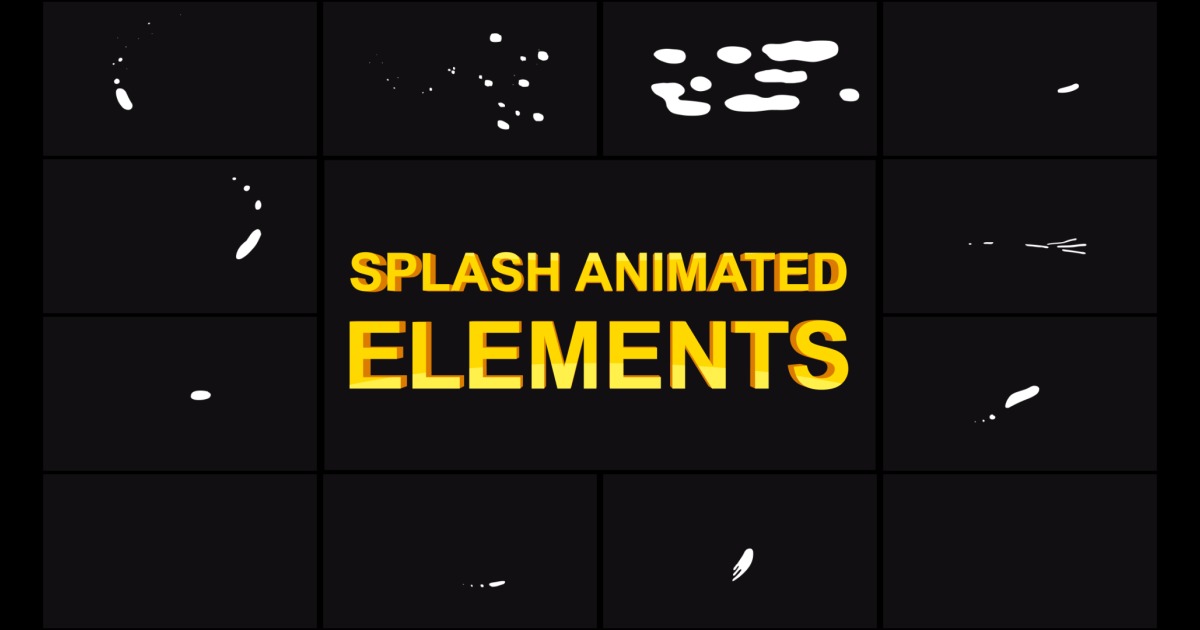 Splash Animated Elements | VFX | Unity Asset Store