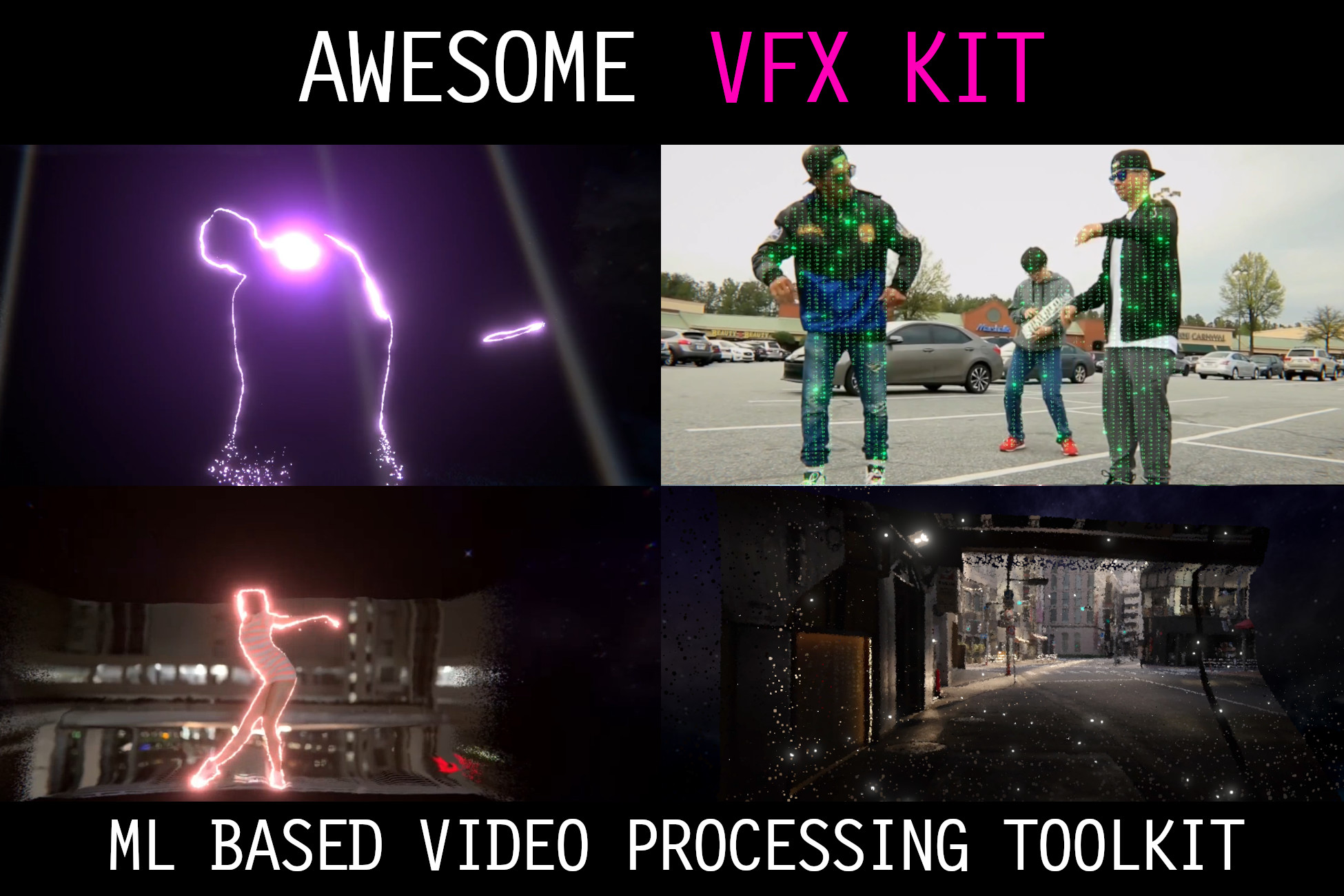 Awesome VFX Kit (video / webcam to 3d point cloud) | VFX Particles ...