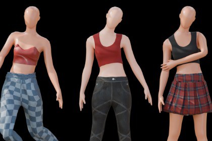 FEMALE CLOTHES PACK