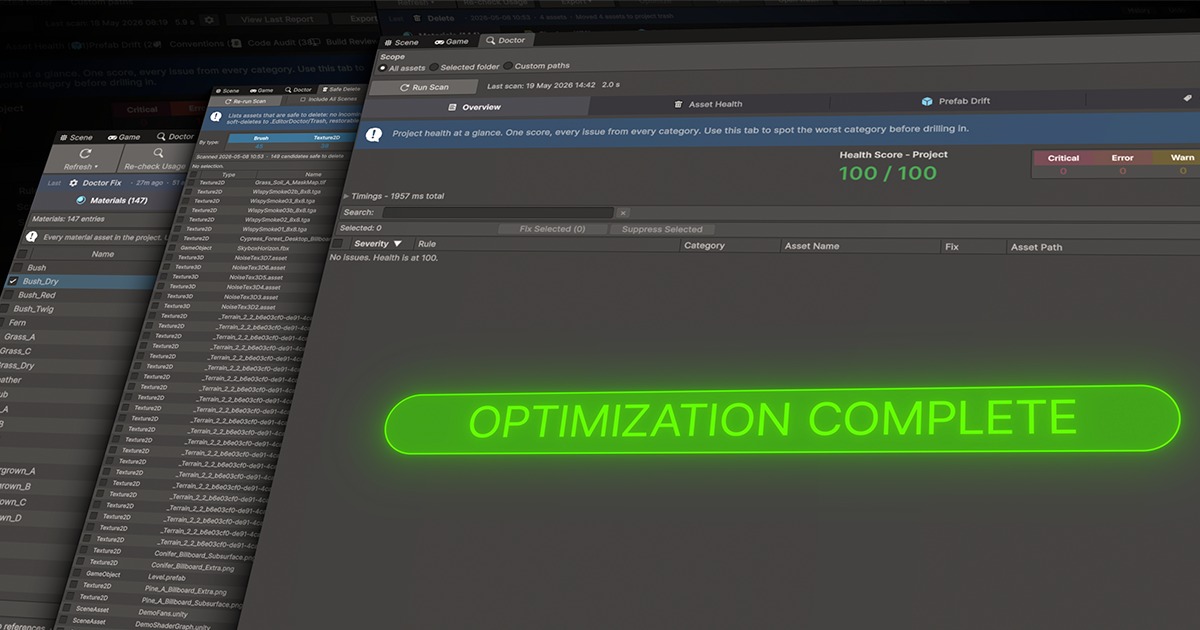 Editor Doctor Pro | Utilities Tools | Unity Asset Store