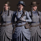 Western Character Kate - Adventure Ordinary RPG Action Citizen Wild West Woman