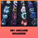 50 Arcane Shaders for Unity URP