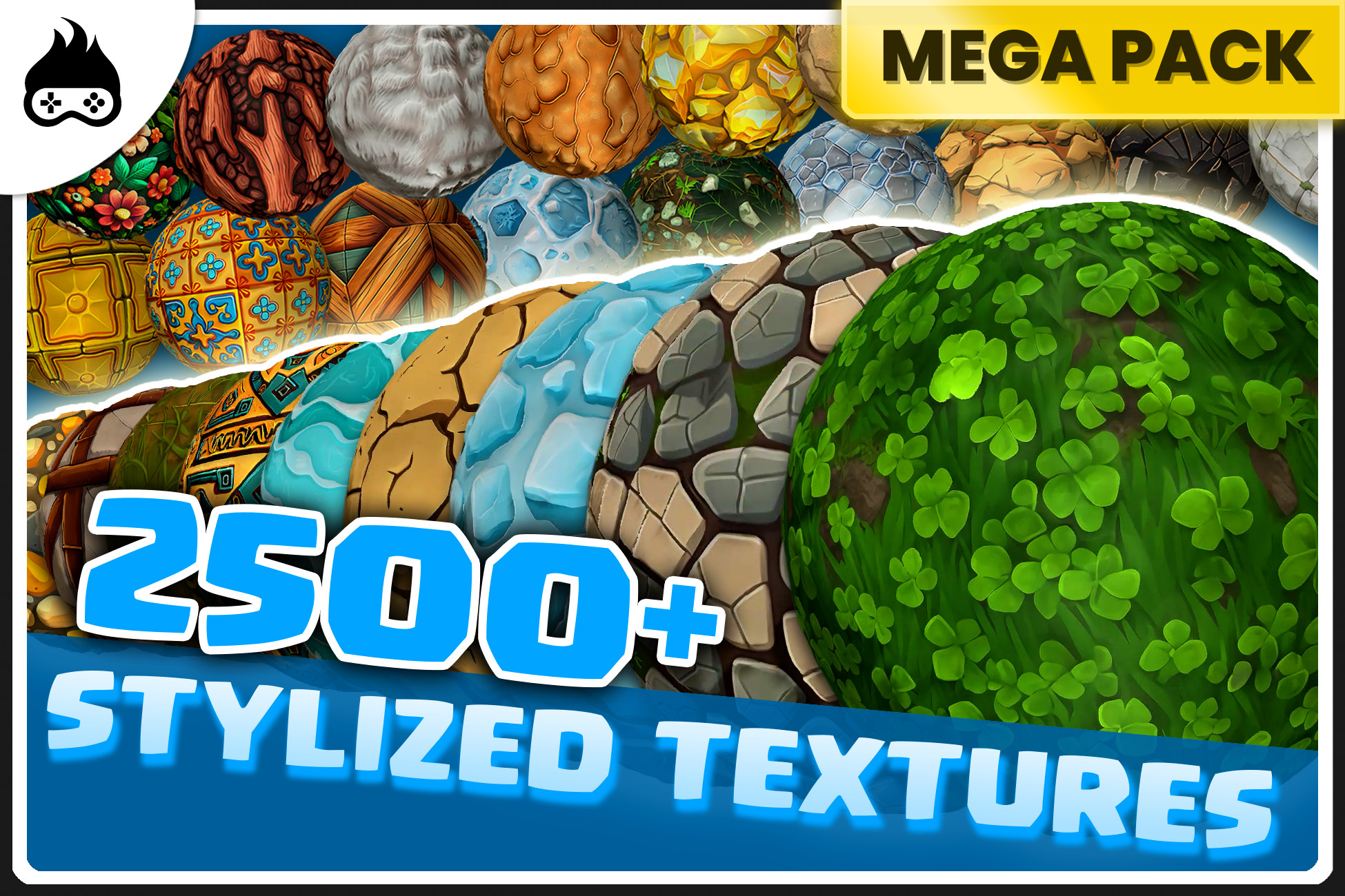 2500+ Stylized Textures Megapack - Nature, Walls, Floors, Fantasy ...