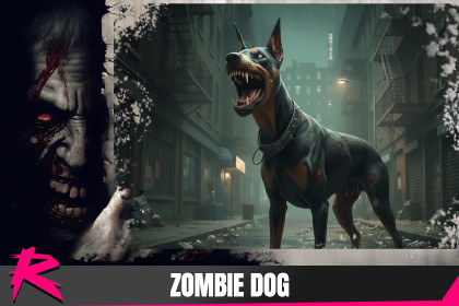 Retro Horror Template - Zombie Dog