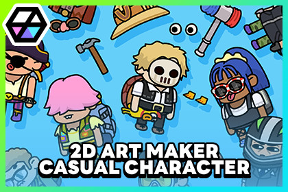 2D Art Maker - Casual Characters