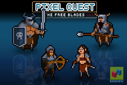 2D Pixel Quest Vol.17 - The Free Blades