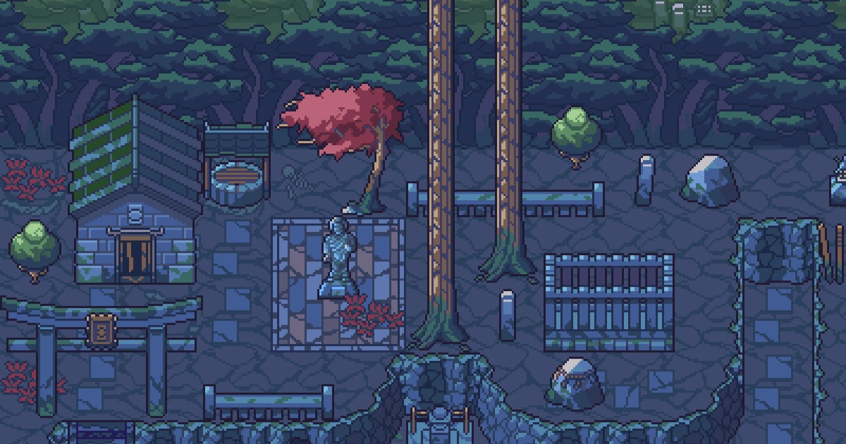 The Japan Collection: Forest Graveyard | 2D Environments | Unity Asset ...