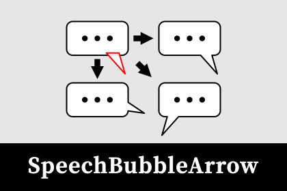 Speech Bubble Arrow