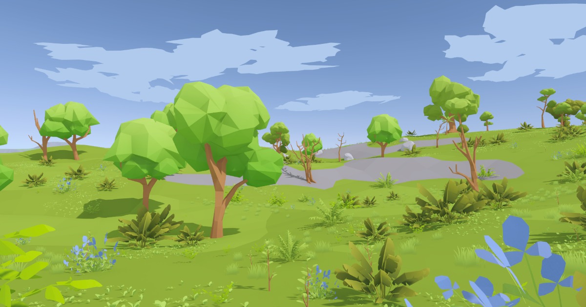 Low Poly Nature Pack - Lite | 3D Trees | Unity Asset Store