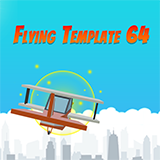 Flying Template 64 - Arcade Style 3D Game (Complete Project)