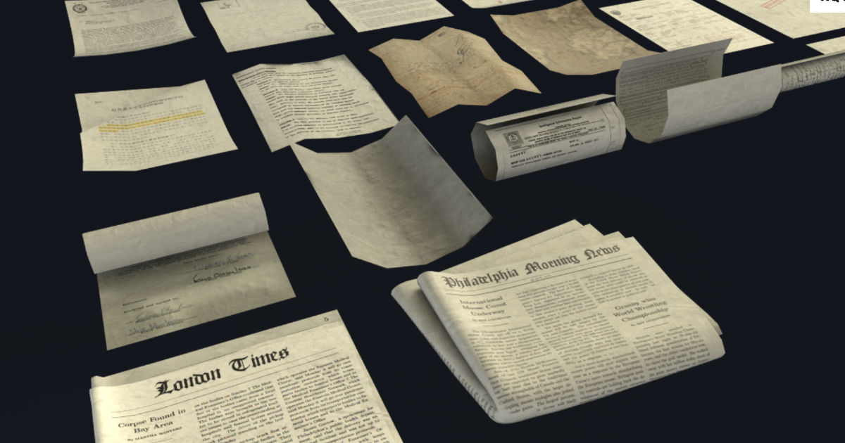 Paper Debris HQ | 3D Props | Unity Asset Store