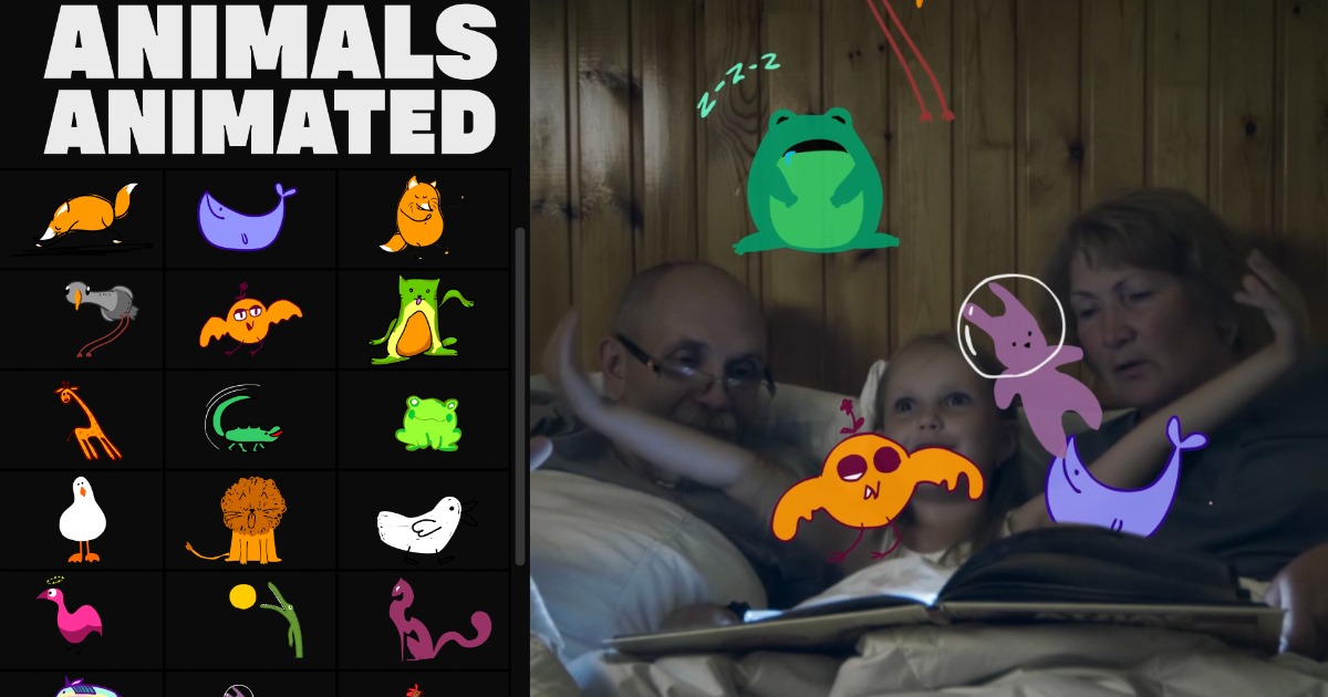 Animals Animated Stickers Pack 02 (25.04) | 2D Textures & Materials ...