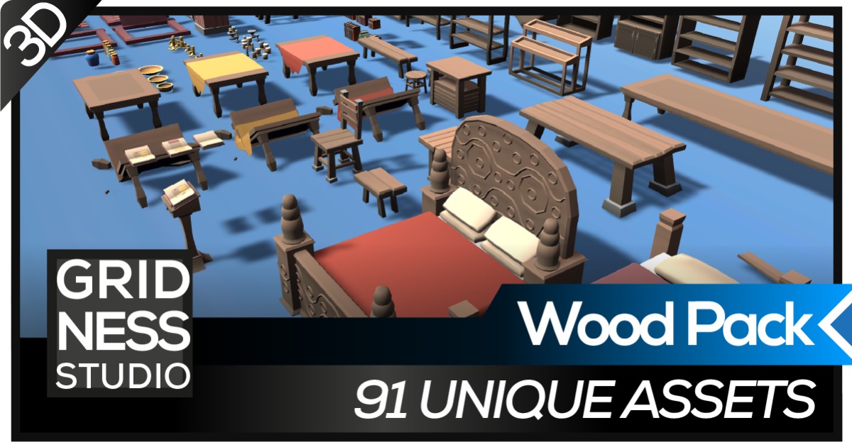 Dungeon Pack - Wooden Structures | 3D Dungeons | Unity Asset Store