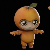 Chibi Fruit Orange