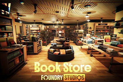 Book Store 3d Environment