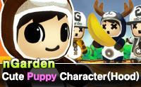 Cute Puppy Character (hood)