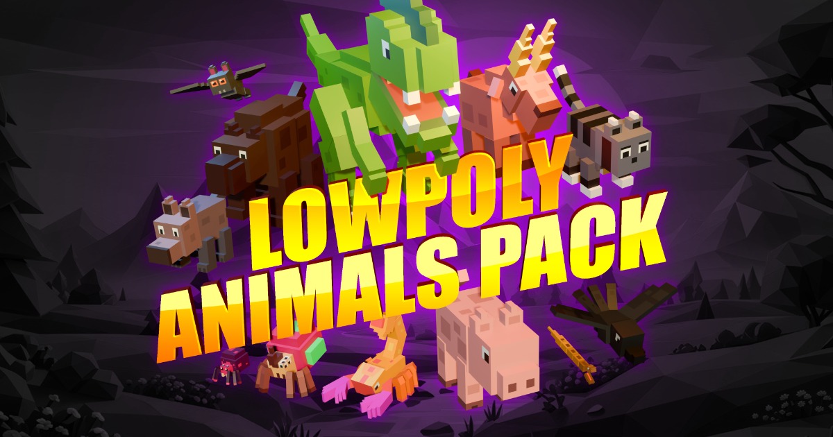 Lowpoly animals pack | 3D Characters | Unity Asset Store
