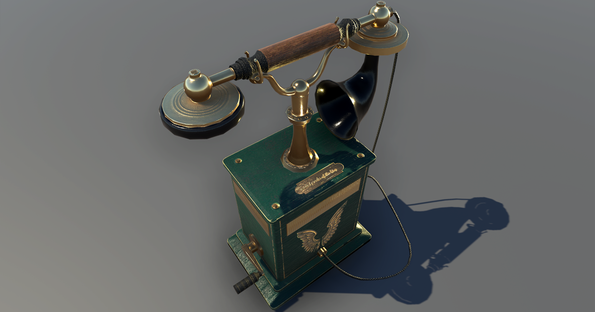 Phone Texture Unity Retro Phone | 3D Props | Unity Asset Store