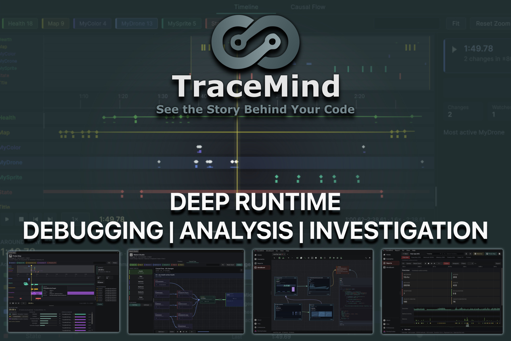 TraceMind - Runtime Debugging, Execution Analysis, Watches & Probes